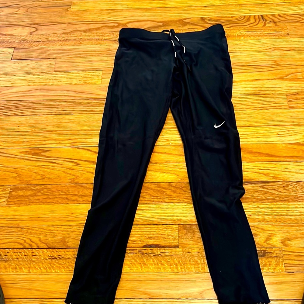 Nike running compression pants black size medium